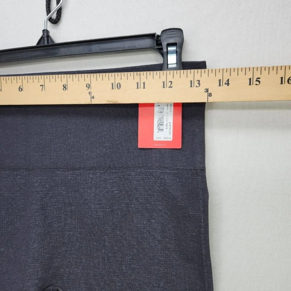 Spanx® Seamless Leggings Compression Track Stripe in Graphite Dust Size Medium - Picture 7 of 13